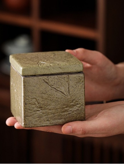 ЧАЙНИЦА. Банка для кофе. 300 мл. Лист 