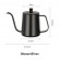 Чайник стальной с длинным носиком 600 мл. Черный №4 