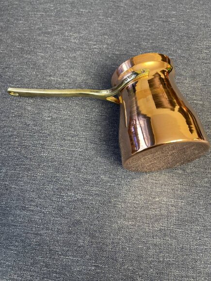 Кованая медная джезва "Фортуна" (аналог SOY) 225 мл Кованая медная джезва "Фортуна" (аналог SOY) 225 мл