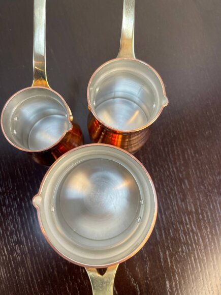 Кованая медная джезва "Фортуна" (аналог SOY) 225 мл Кованая медная джезва "Фортуна" (аналог SOY) 225 мл