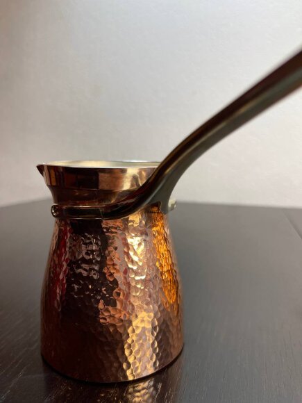 Кованая медная джезва "ФОРТУНА" (аналог SOY) ЧЕКАНКА 170 мл  