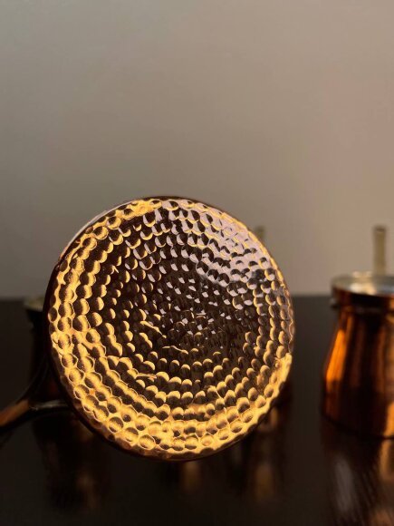 Кованая медная джезва "ФОРТУНА" (аналог SOY) ЧЕКАНКА 170 мл  