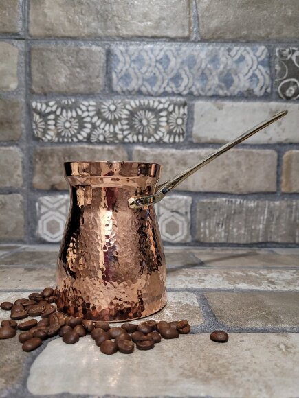 Кованая медная джезва "ФОРТУНА" (аналог SOY) ЧЕКАНКА 225 мл Кованая медная джезва "ФОРТУНА" (аналог SOY) ЧЕКАНКА 225 мл