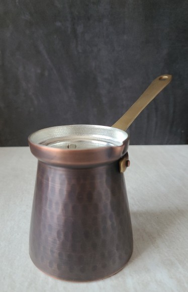 Джезва CoffeKoff 240 мл Патина Чеканка (Низкая)    Джезва CoffeKoff 240 мл Патина Чеканка (Низкая)