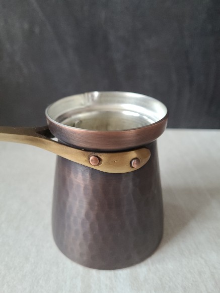 Джезва CoffeKoff 240 мл Патина Чеканка (Низкая)    Джезва CoffeKoff 240 мл Патина Чеканка (Низкая)