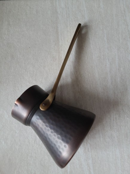 Джезва CoffeKoff 360 мл Патина (Высокая) Чеканка