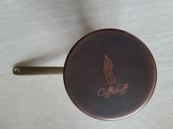 Джезва CoffeKoff 360 мл Патина (Высокая) Чеканка