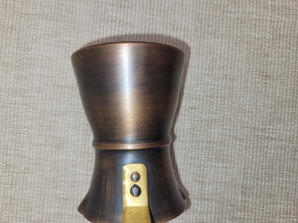 ДЖЕЗВА ZH "АФИНА" ПАТИНА, 70 мл с двумя носиками, для левшей New ДЖЕЗВА ZH "АФИНА" ПАТИНА, 70 мл с двумя носиками, для левшей New