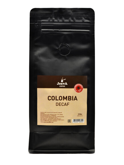КОЛУМБИЯ  EXCELSO БЕЗ КОФЕИНА 