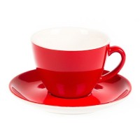 Чашка с блюдцем  Barista (Бариста) 200 мл, красный цвет, P.L. Proff Cuisine</a> 81223307<a>
