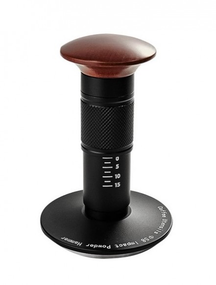 Темпер для кофе динамометрический с упором и шкалой 58 мм