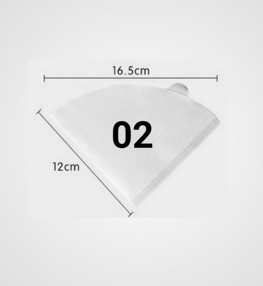 Фильтры бумажные для воронки HARIO V60 отбеленные, 02 (1-4 чашки), 100 шт Фильтры бумажные для воронки HARIO V60 отбеленные, 02 (1-4 чашки), 100 шт