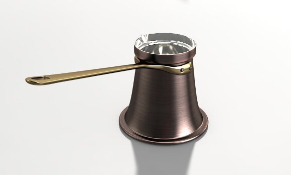 ДЖЕЗВА ZH "ВОСТОК" 190 МЛ (ПАТИНА) ДЖЕЗВА ZH "ВОСТОК" 190 МЛ (ПАТИНА)