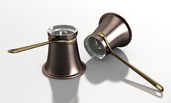 ДЖЕЗВА ZH "ВОСТОК" 190 МЛ (ПАТИНА) ДЖЕЗВА ZH "ВОСТОК" 190 МЛ (ПАТИНА)