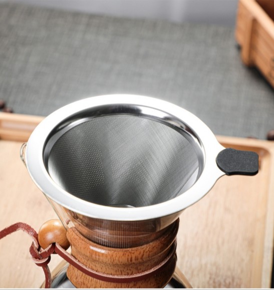 КЕМЕКС для кофе 600 мл. Кофейник (стальная воронка в комплекте).  Граненый 