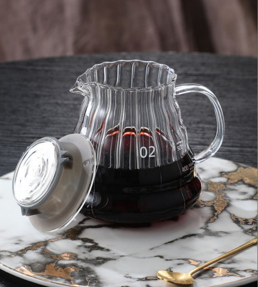 Чайник-кемекс стеклянный для кофе (360 мл) №2