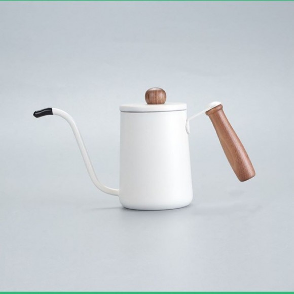 Чайник стальной с длинным носиком 600 мл. Молочный №1 Чайник стальной с длинным носиком 600 мл. Молочный №1