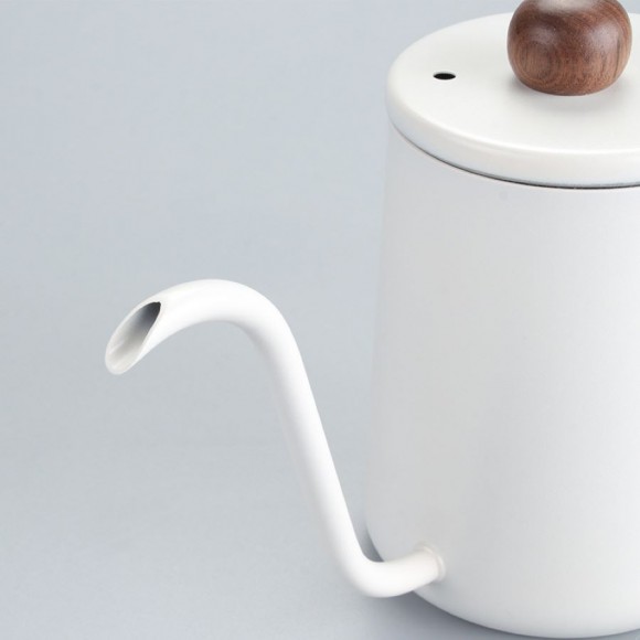 Чайник стальной с длинным носиком 600 мл. Молочный №1 Чайник стальной с длинным носиком 600 мл. Молочный №1