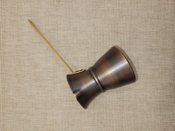 ДЖЕЗВА ZH "АФИНА" ПАТИНА, 70 мл с двумя носиками, для левшей ДЖЕЗВА ZH "АФИНА" ПАТИНА, 70 мл с двумя носиками, для левшей