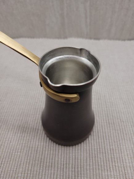 ДЖЕЗВА ZH 120 мл Патина с двумя носиками, для левшей ДЖЕЗВА ZH 120 мл Патина с двумя носиками, для левшей