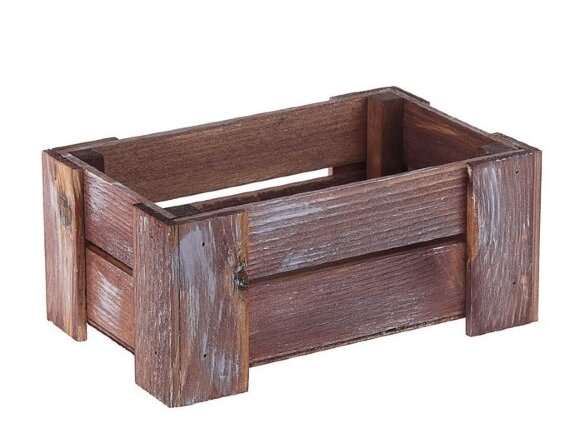 Кашпо деревянное 23×12.5×10 см "Лофт", на ножках