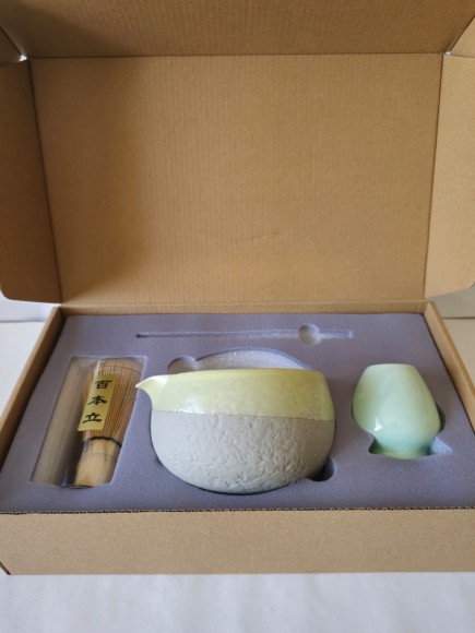 Набор для приготовления матчи, 4 пр. Светлая мята-02