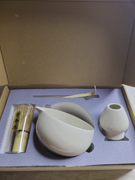 Набор для приготовления матчи, 4 пр.Белый 2