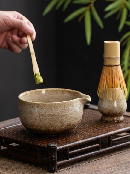 Набор для приготовления матчи, 4 пр.  Светлый мрамор N