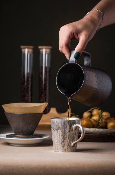 Набор для приготовения кофе "Антик" (пуровер и чайник) 500 мл Набор для приготовения кофе "Антик" (пуровер и чайник) 500 мл