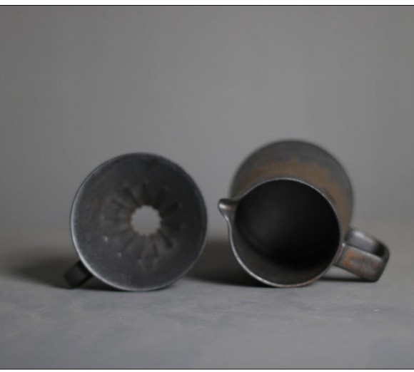 Набор для приготовения кофе "Антик" (пуровер и чайник) 500 мл Набор для приготовения кофе "Антик" (пуровер и чайник) 500 мл