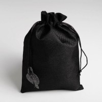 Мешок подарочный 20 × 30 см черный