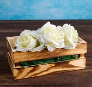 Кашпо деревянное 24.5×13.5×9 см Кашпо деревянное 24.5×13.5×9 см