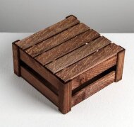 Коробка деревянная подарочная «Послание», 20 × 20 × 10 см Коробка деревянная подарочная «Послание», 20 × 20 × 10 см
